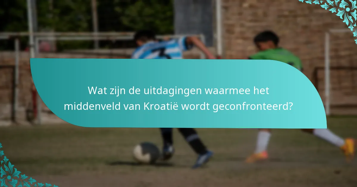 Wat zijn de uitdagingen waarmee het middenveld van Kroatië wordt geconfronteerd?